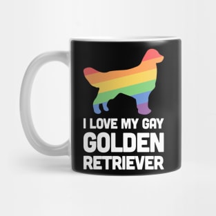 Golden Retriever - Funny Gay Dog LGBT Pride Mug